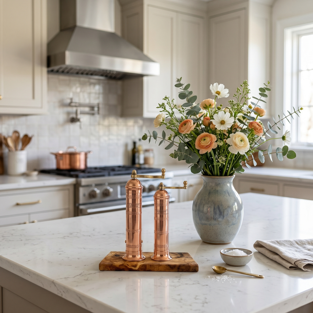 Copper + Brass Salt & Pepper Mills