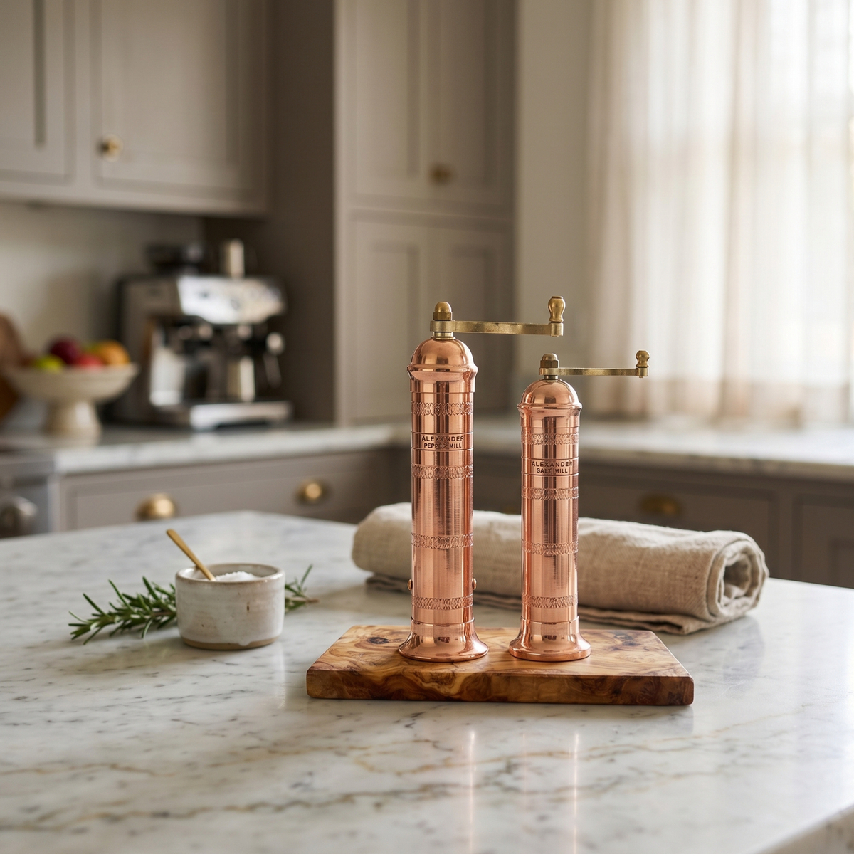 Copper + Brass Salt & Pepper Mills