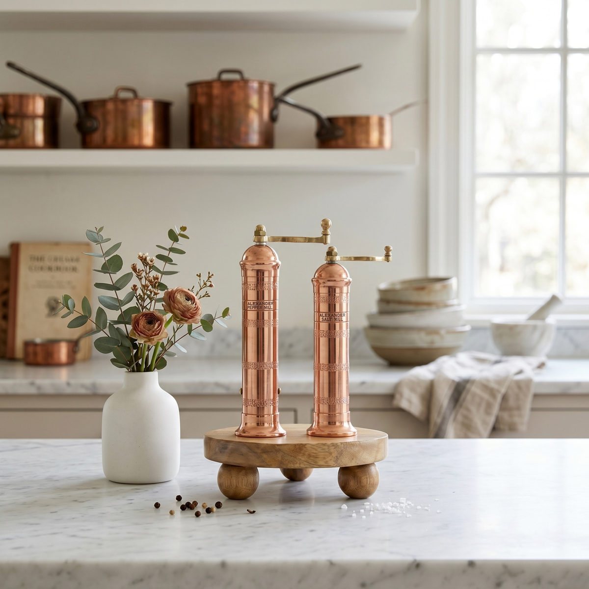 Copper + Brass Salt & Pepper Mills