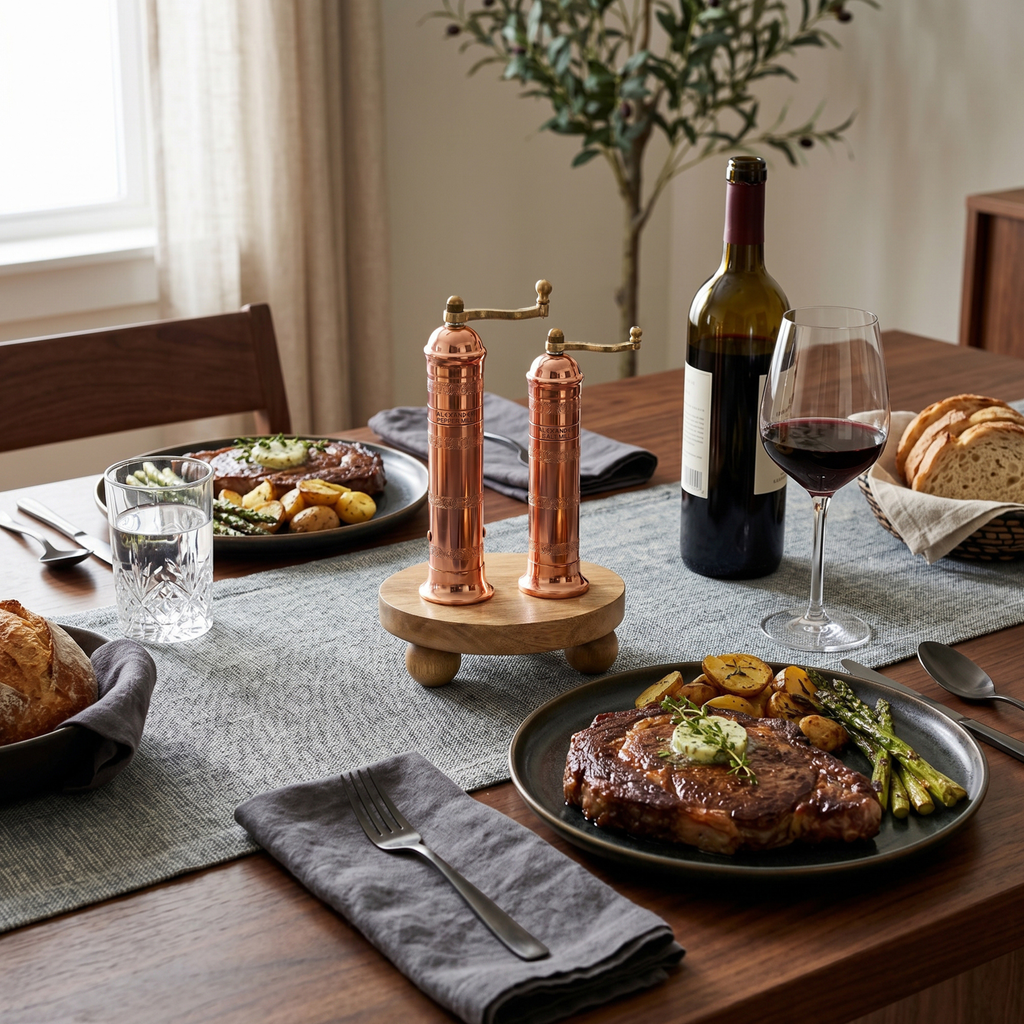 Copper + Brass Salt & Pepper Mills