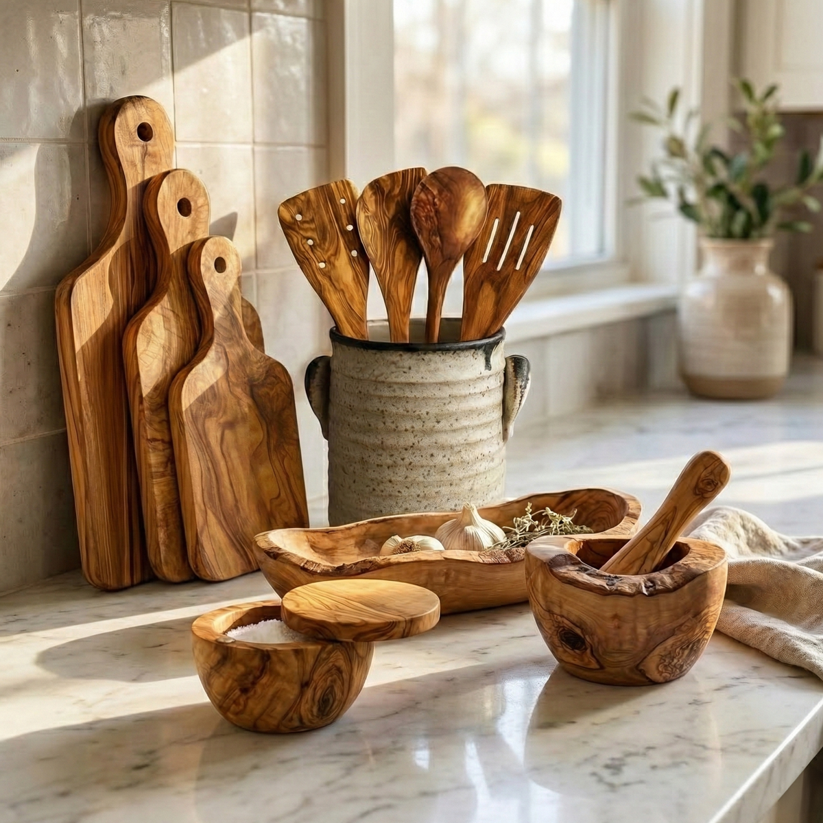 Olive Wood Essential Board