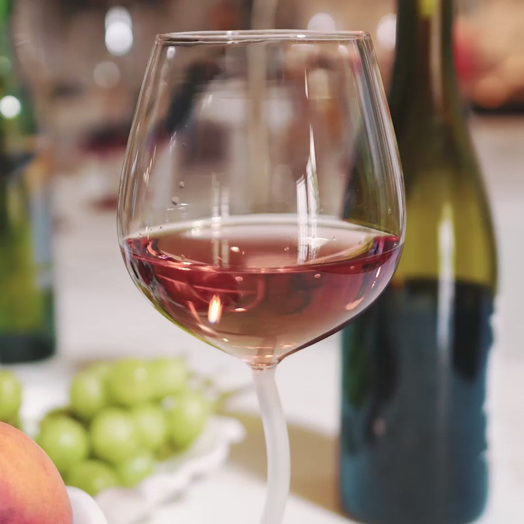 Floral Wine Glasses