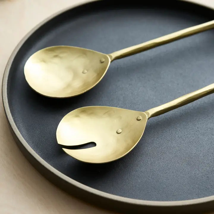 Brass Salad Servers